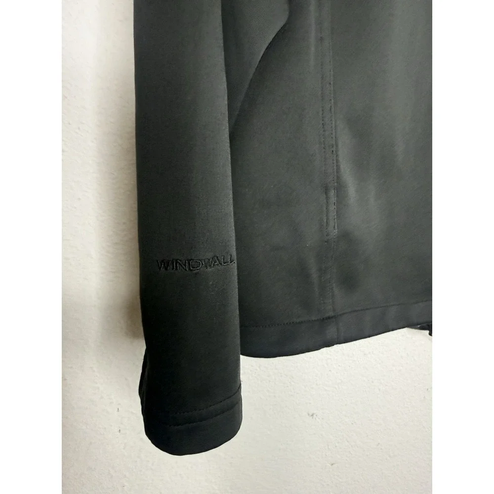 Men's M The North Face Apex Canyonwall Jacket‎ Black Windwall SoftShell Full-Zip